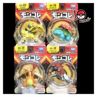 takara tomy genuine pokemon ms series charizard venusaur zoroark zeraora action figure model toys collectibles