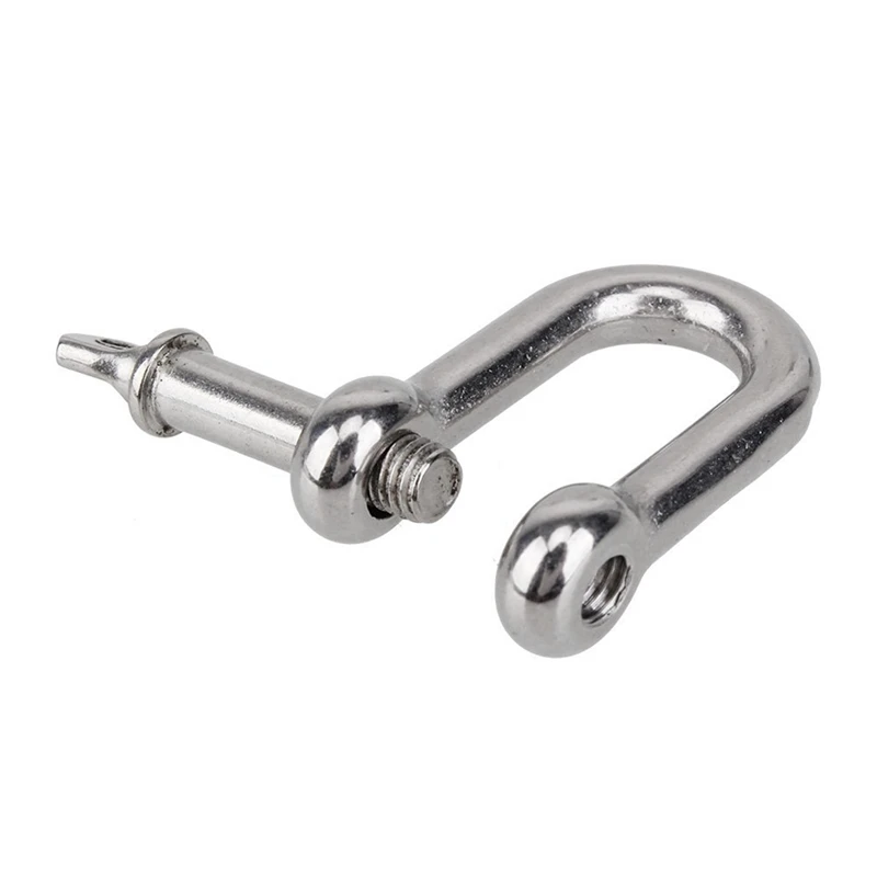 

2 Pcs D Style Chain Dee Shackle & 1 Pcs Bamboo Wood Massager Relaxation Hammer Stick