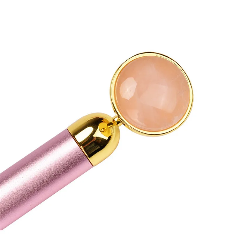 Электронный роликовый массажер для лица 24k вибрирующий лифтинга антивозрастной