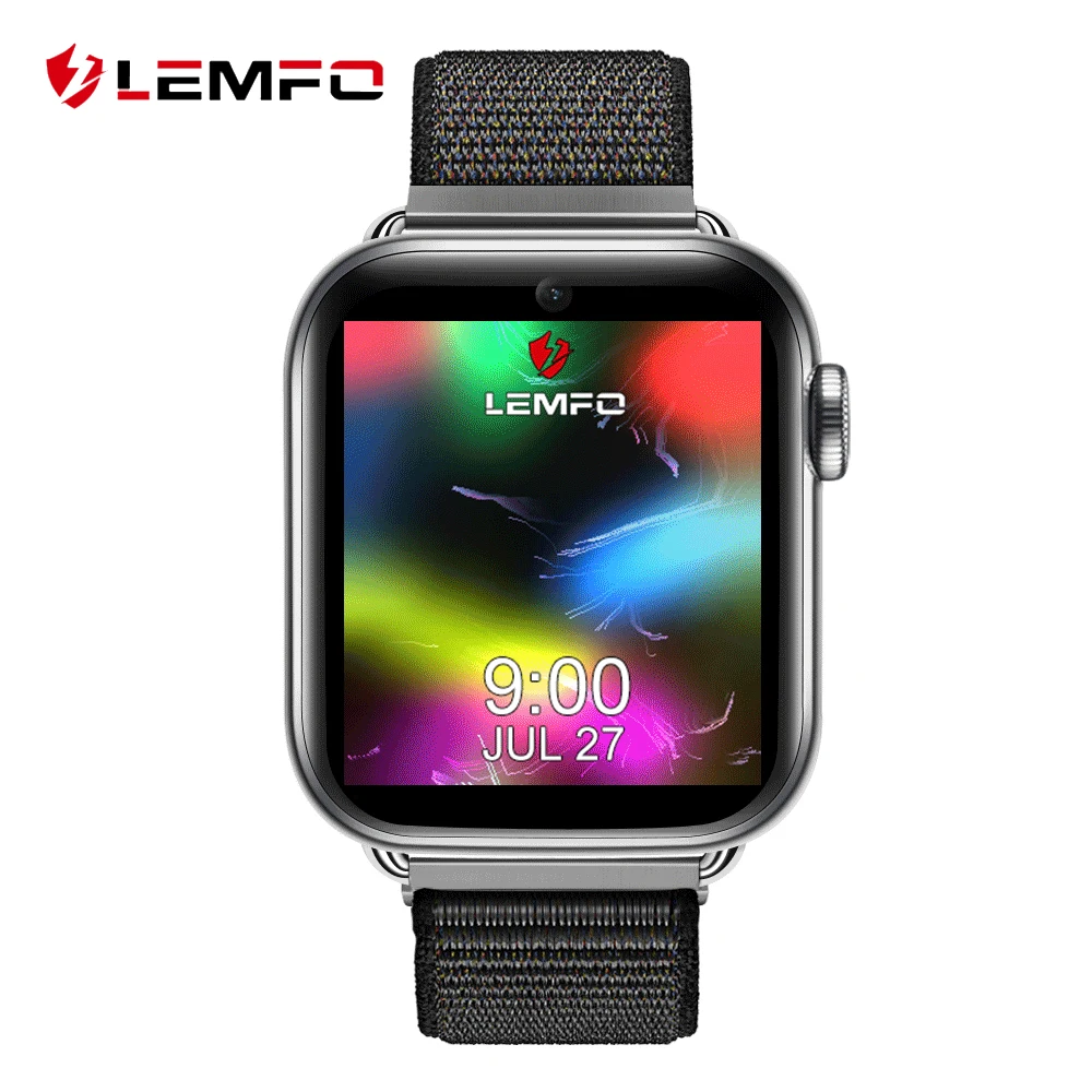 Смарт часы LEMFO LEM10 мужские 4G Android 7 1 ОЗУ 3 ГБ + 32 GPS Wi Fi аккумулятор 780 мАч экран 88 дюйма