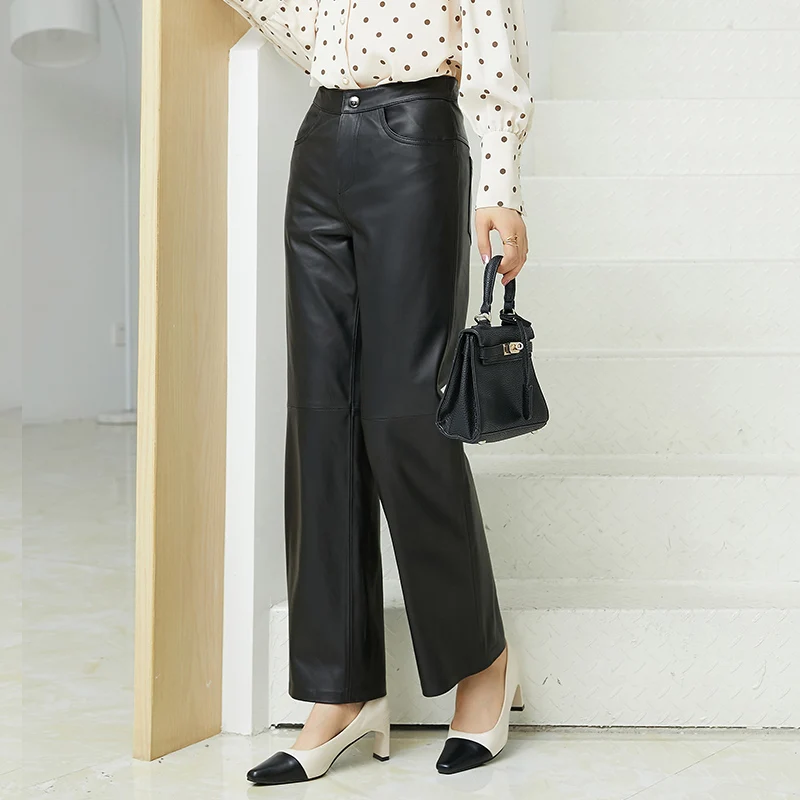 Рисунок 4 - Кожаные Брюки женские осенние и