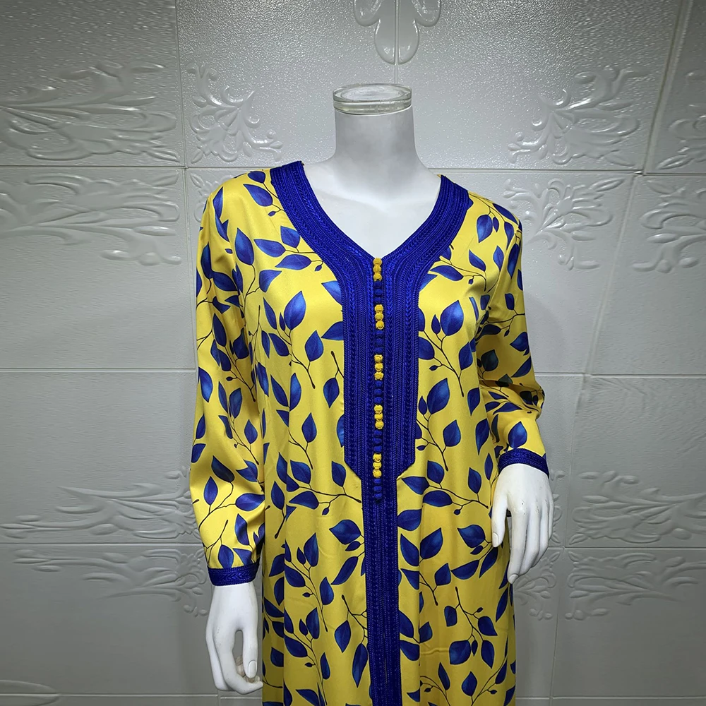 

Muslim Dress Ramadan Hijab Abaya Dubai Kaftan Turkey Arabic Islam Clothing African Dresses For Women Jalabiya Robe Longue 2021