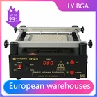 Инфракрасная станция предварительного нагрева 853, новая модернизированная машина для распайки печатных плат BGA ESD
