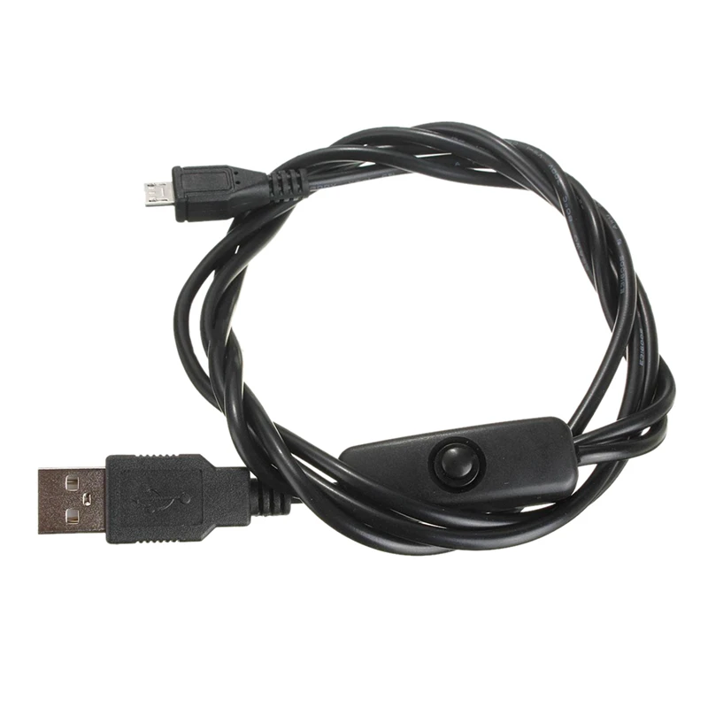 Зарядное устройство Micro USB кабель питания с переключателем ВКЛ/ВЫКЛ для Raspberry Pi