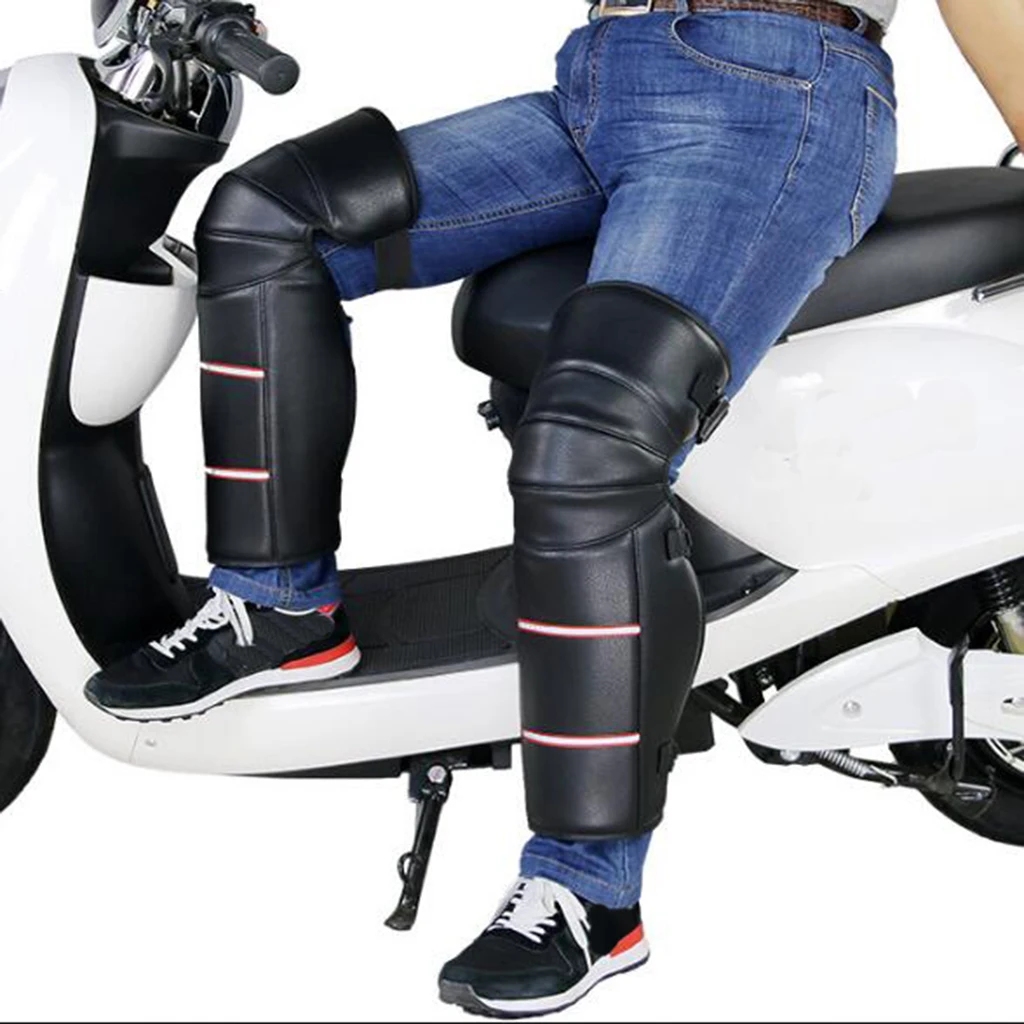 

1 Pair Left Right Winter Warmer Knee Pads Protector for Motorcyle Riding