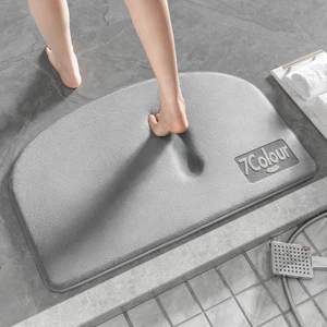 entrance door mat absorbent door mats bathroom mats quick drying mats toilet anti slip mats toilet carpets bathroom accessories free global shipping