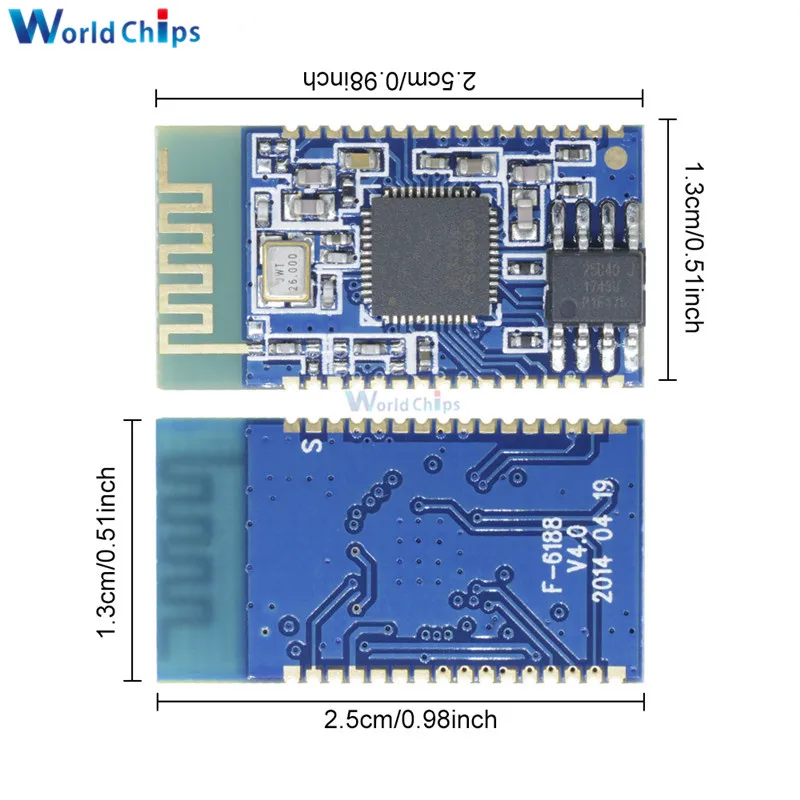 Стерео аудио модуль передачи AT-команд BK8000L с функцией Bluetooth SPP динамик усилитель