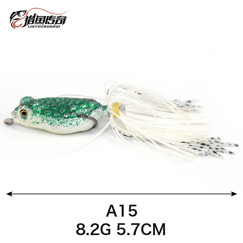 Новые рыболовные приманки мягкие приманки-лягушки 5 7 см 8 г 3D глаза Тонущая