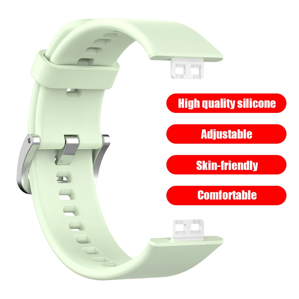 

1 Set Watch Strap Band Replacement Silicone Bracelet Elegant Watch Comfortable Element for Huawei Fit Smart Watch