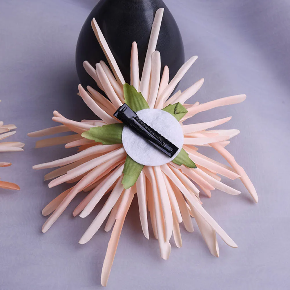 

3pcs Chrysanthemum Flower Hair Clip Hairpin for Kimono Hanfu Vintage Style Handmade Hair Accessories