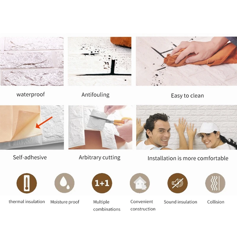 3D обои сделай сам мягкий настенный пеноматериал с ромбовидным узором