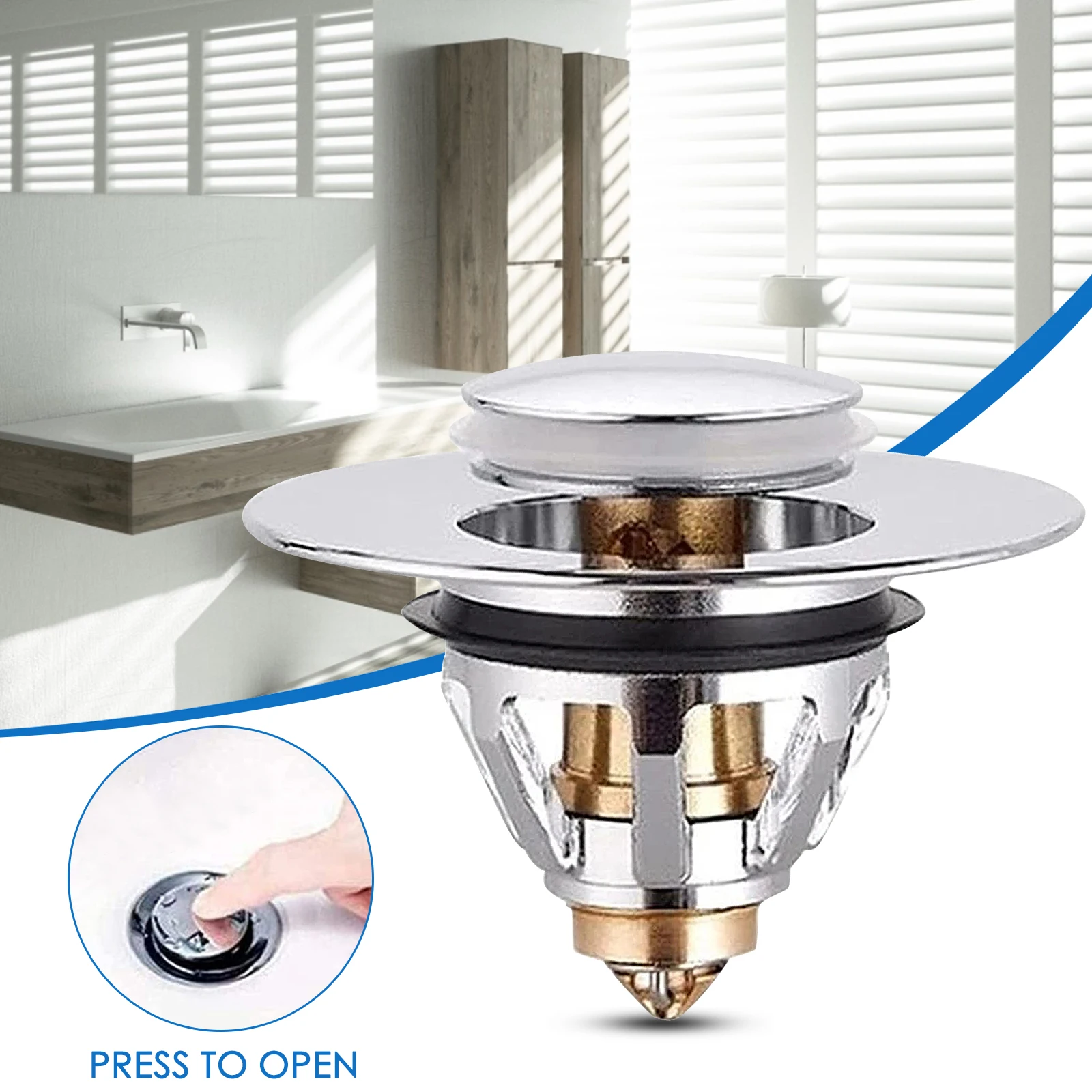 

Новый универсальный бассейна поп-фильтр для слива воды для Нержавеющая сталь улавливатель волос Ванна фиксаторы уход за кожей лица маска ф...