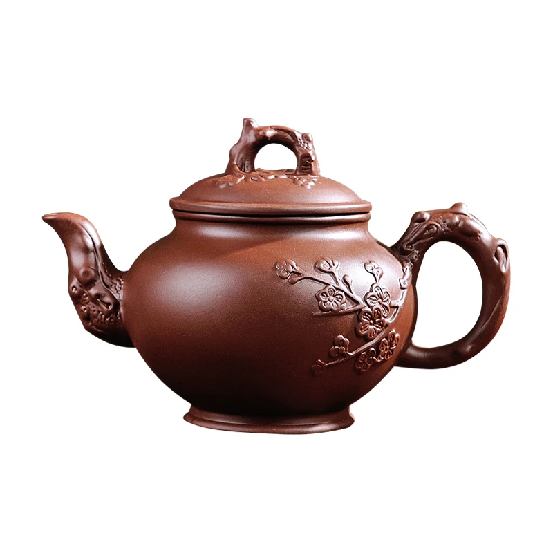 WHYOU большой размер 750 мл Фиолетовый Глиняный Чайник Набор керамика украшение дома