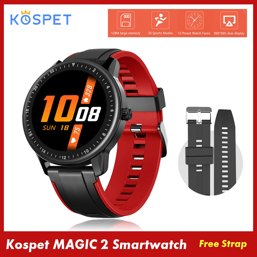 Kospet MAGIC 2 Смарт часы для мужчин 1 3 дюймов сенсорный экран сердечного ритма