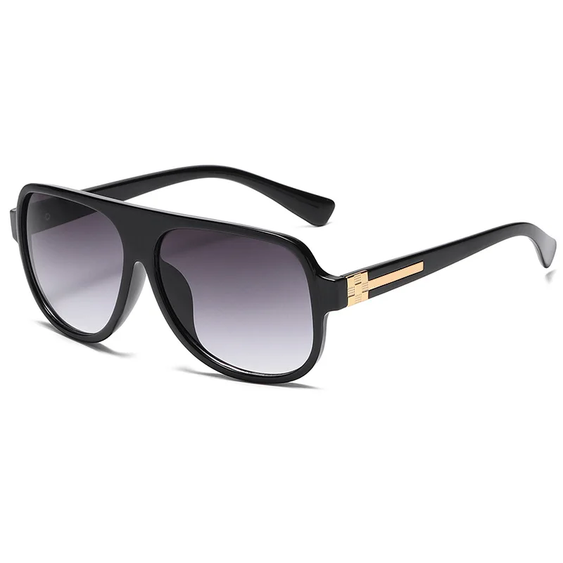 

2021 Fashion Big Frame Sunglasses Men Square Retro Sun Glasses Women Classic Sunglass Lady Vintage Eyewear Gafas Oculos De Sol