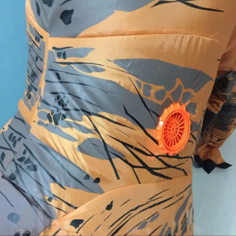 Надувной костюм динозавра T-Rex для взрослых и детей забавный наряд на Хэллоуин