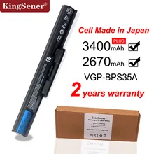 KingSener-Batería modelo VGP-BPS35A para ordenador portátil, parte de PC con célula fabricada en Japón para SONY Vaio Fit 14E 15E SVF1521A2E SVF15217SC SVF14215SC SVF15218SC BPS35 BPS35A