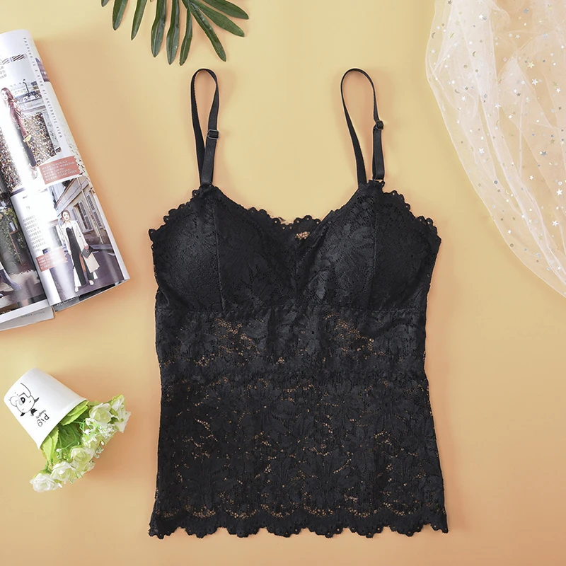 Женские кружевные топы с корсетом мягкие съемные v образным вырезом модные