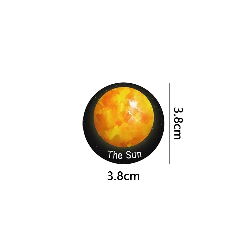 

Cute Solar System Planets Stickers for Scrapbooking Journal Stationery Diary Decorative Stickers Baby Nursery Wall Decoration