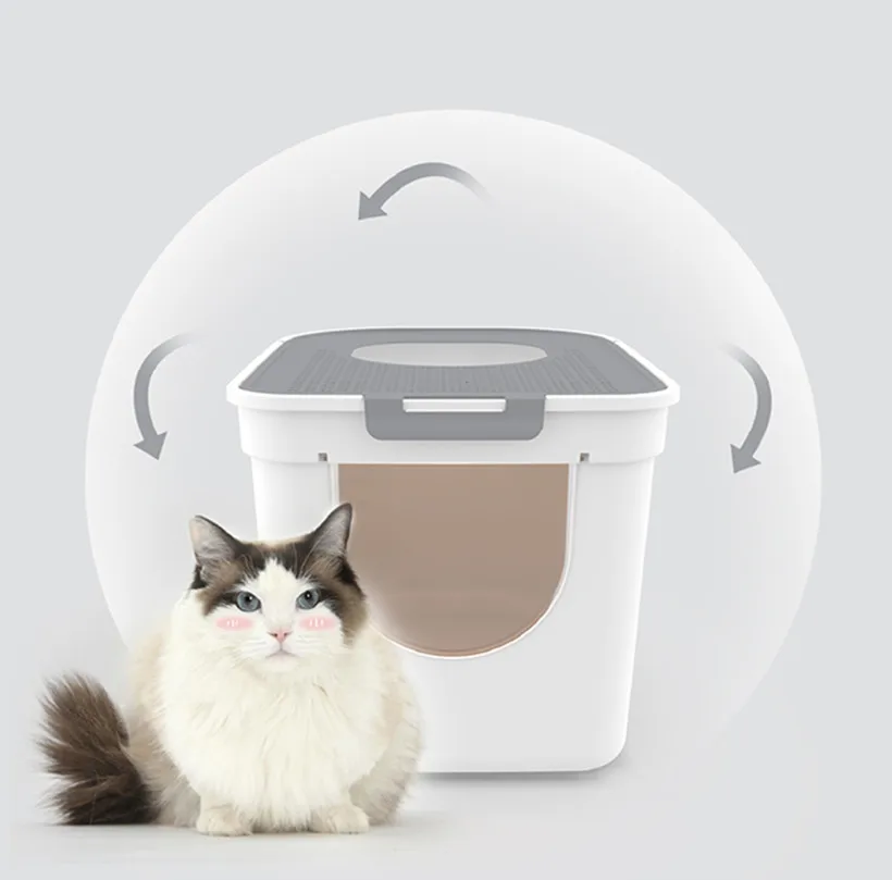 Полузакрытый туалет для кошек большого размера JOYLOVE полностью закрытый