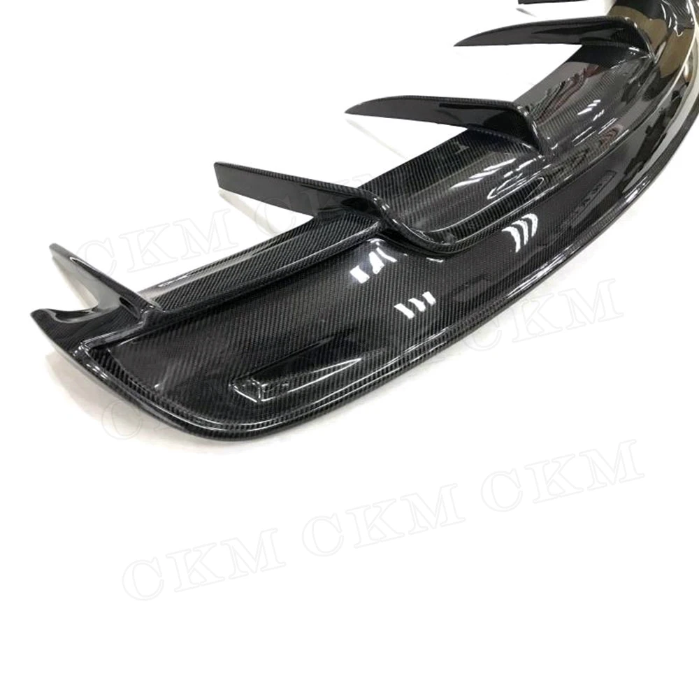 Углеродного волокна задний бампер диффузор спойлер для Tesla модель S 70D P85D 90D P100D