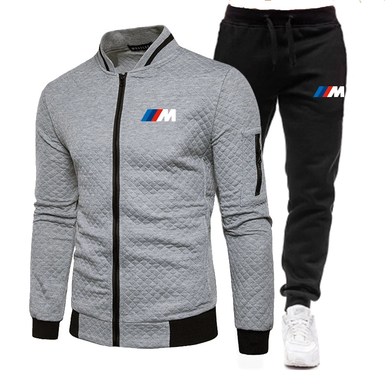 

New men's casual suit men's sports hoodie + pants men's sportswear zipper jacket suit jogging sportswear sportswear