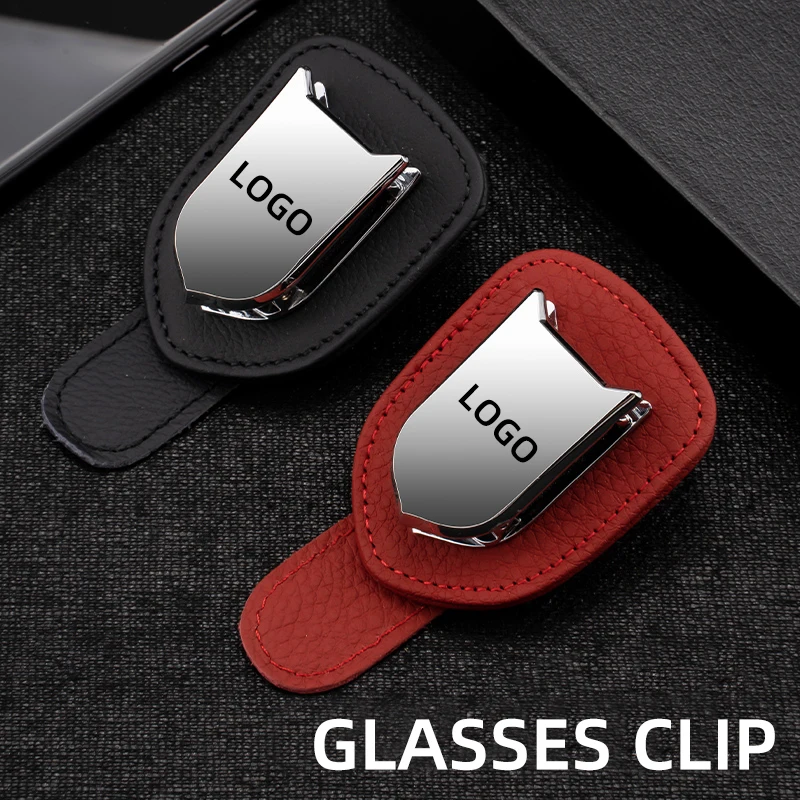 

For Honda Car Sunglasses Holder Eyewear Clip Portable Glasses Cases Ticket Card Clamp Civic Accord CRV Odessey Jade Dio af