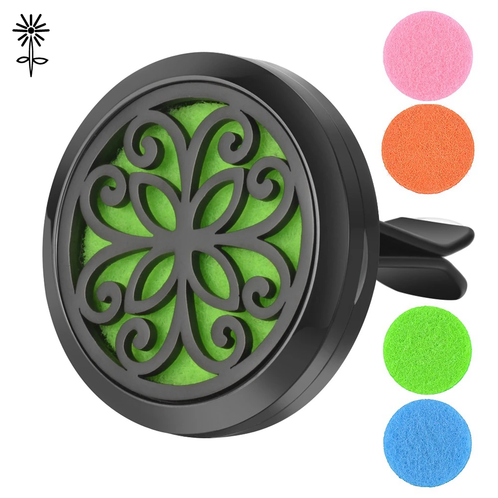 Автомобильный медальон с распылителем для ароматического масла 30 мм эфирное