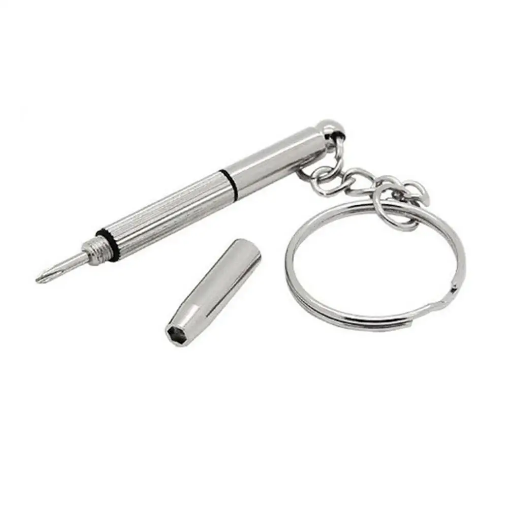 

Многофункциональная отвертка для очков, миниатюрный ручной инструмент, 3 в 1, набор для ремонта очков, часов, брелоков