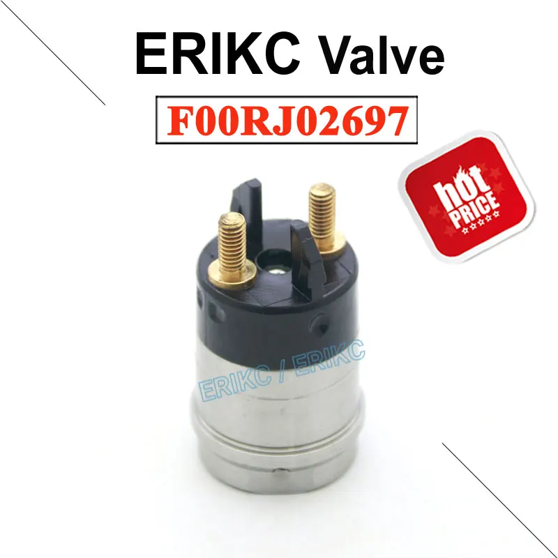 

F00RJ02697 ERIKC F00R J02 697 Common Rail Fuel Injector Parts F 00R J02 697 Diesel Injection Solenoid Valve For Bosch 120 Series