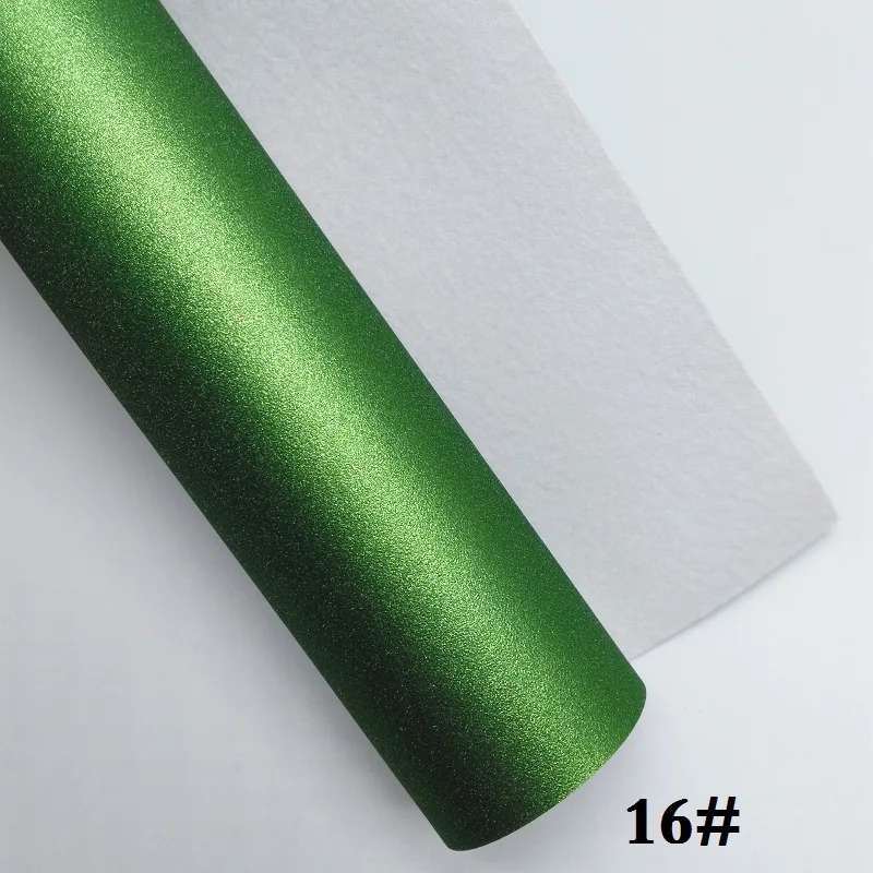 Glitterwishcome 21X29 см A4 размер винил для матовой блестящей кожи Fabirc искусственная кожа листы для бантов, GM312A - Цвет: 16