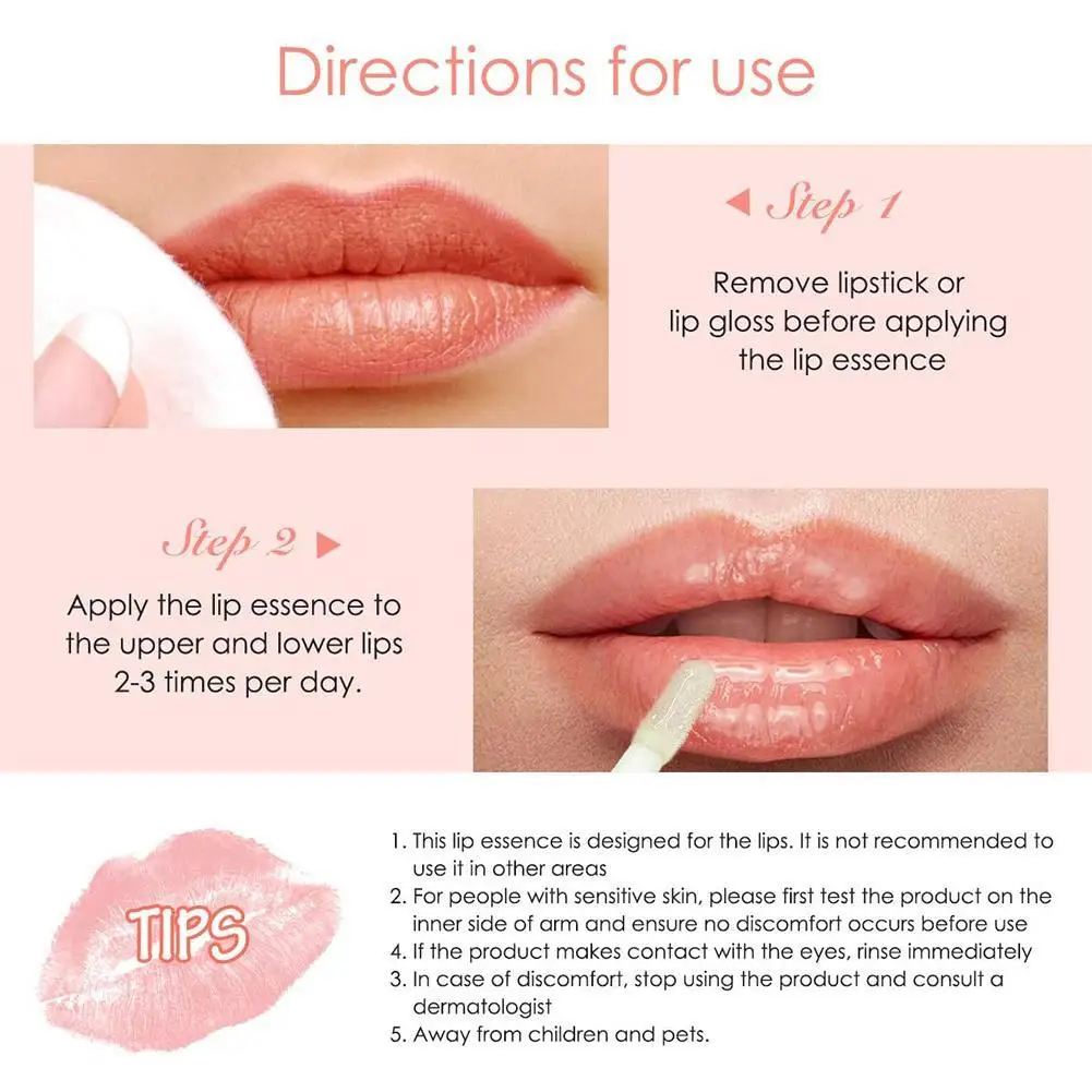 

Day Night Instant Volume Lips Plumper Oil Moisturizing Cosmetics Repairing Lip Enhancer Fine Sexy Lip Plump Line Reduce Mak F2M4