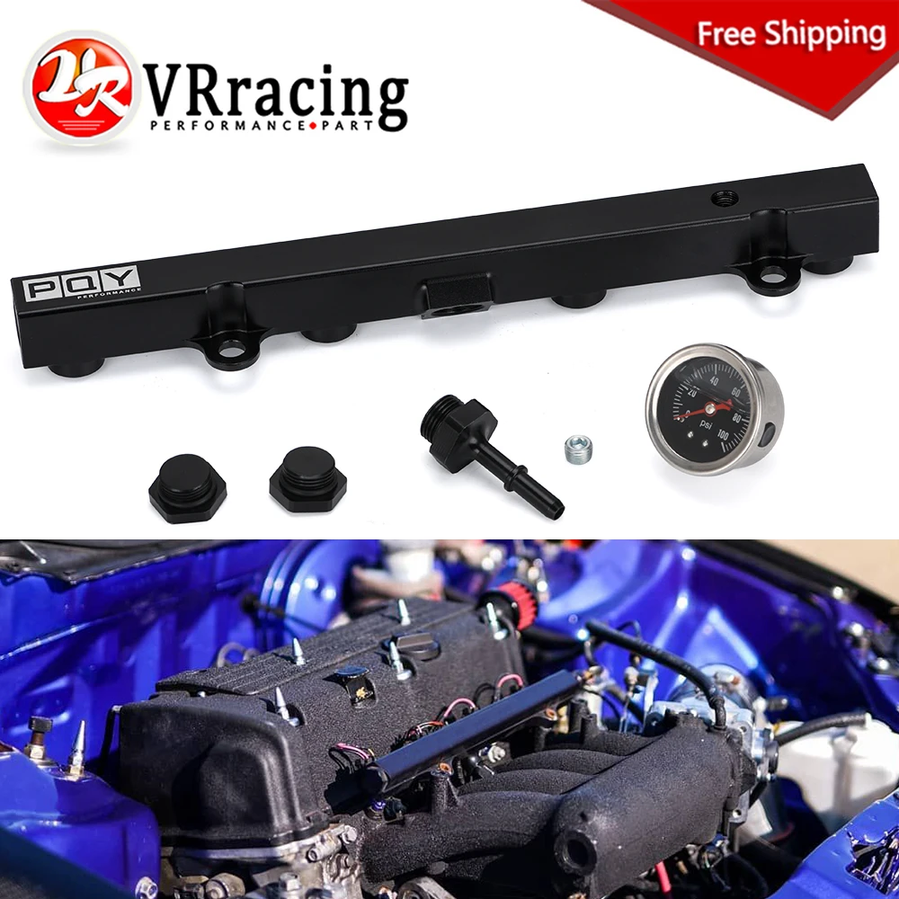 

Комплект алюминиевых топливных рельсов для Honda K20 K24 RSX Civic Si ,Integra EP3 с манометром