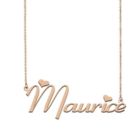 maurice name necklace custom name necklace for women girls best friends birthday wedding christmas mother days gift