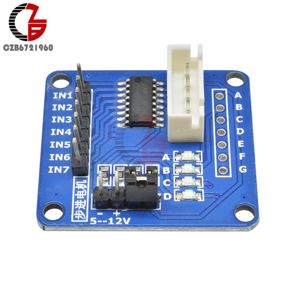 ULN2003 Драйвер шагового двигателя плата DC 5V 4 фазы Щит привода для Arduino AVR SMD|module for
