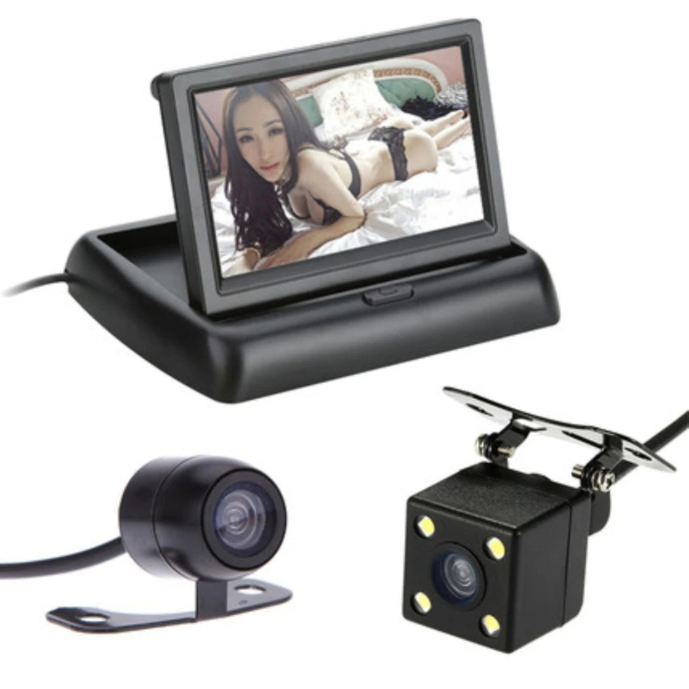 Новое поступление 4 led камера заднего вида с бабочкой и ночным видением + 3