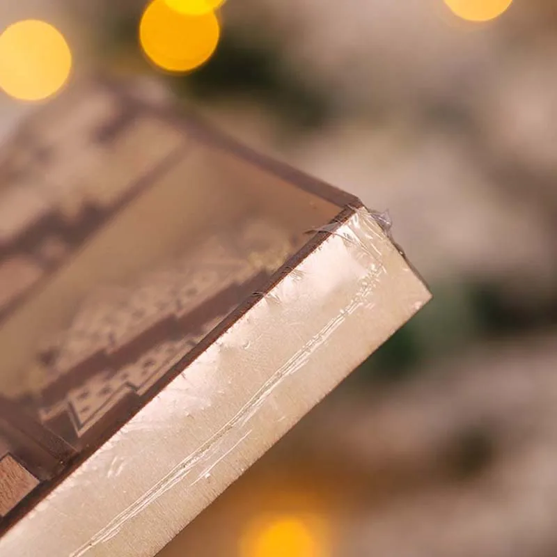 

1 Box Christmas Decorations Wooden Doll Set Ornament Christmas Tree Pendant Kid Toys Home Decor