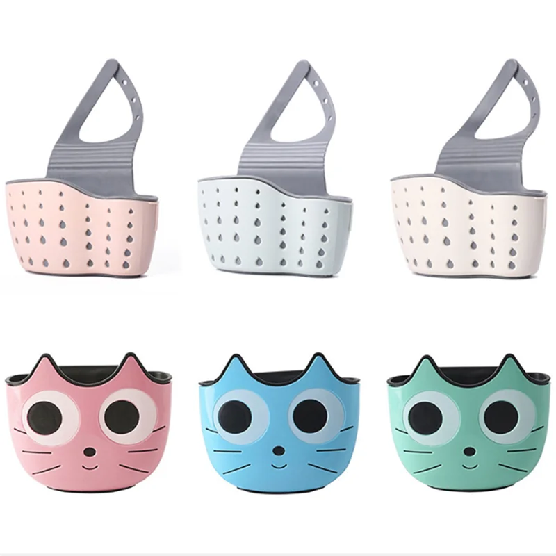 

Kitchen Sink Rack Basket Home Accessories Goods for The Kitchen Adjustable Shackle Sink Drain Bag Rack Kitchen Storage Tools.85z