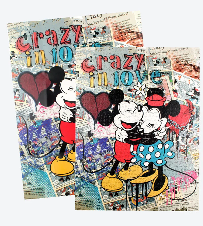 Дисней 1000 шт. Пазлы Микки Маус и его друзья Холодное сердце Диснея принцесса