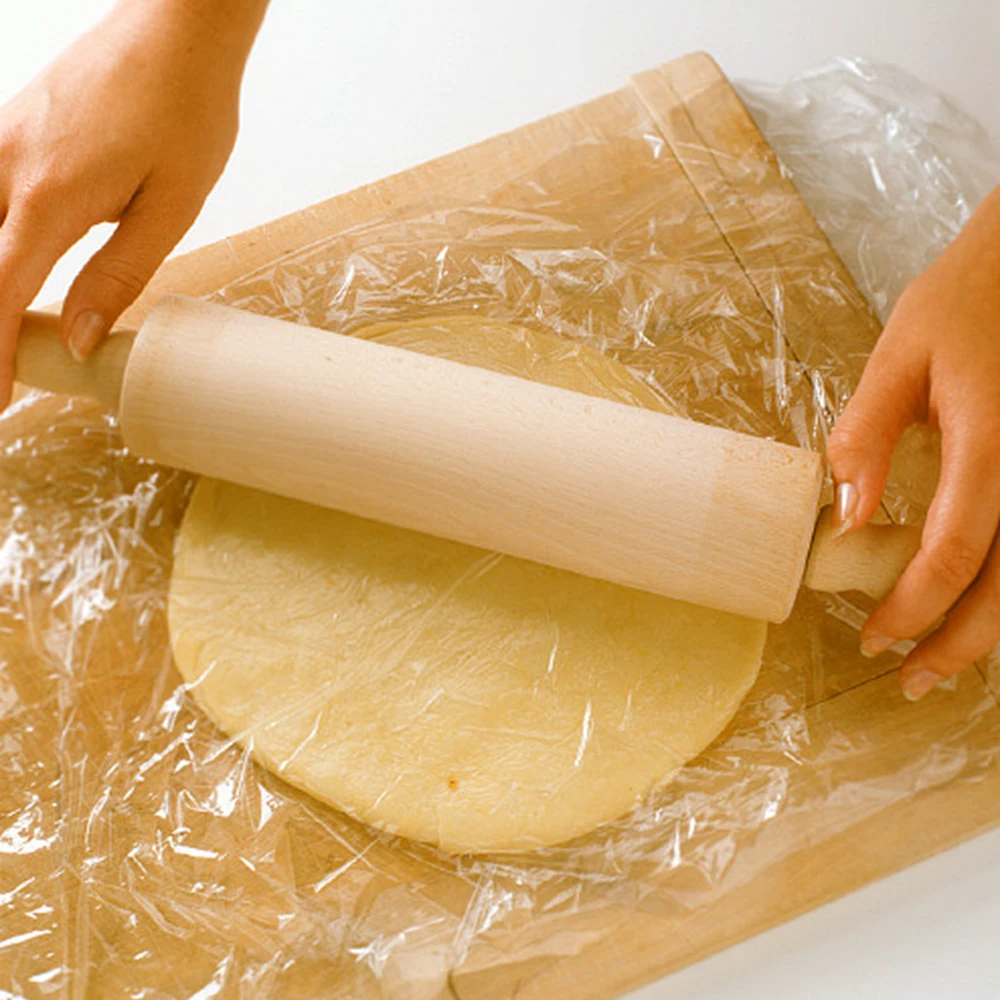 

47cm/41cm/31cm Dumpling Pizza Dough Pastry Roller Wooden Rolling Pin with Ball Bearing Handle Cookies Biscuit Baking Tool
