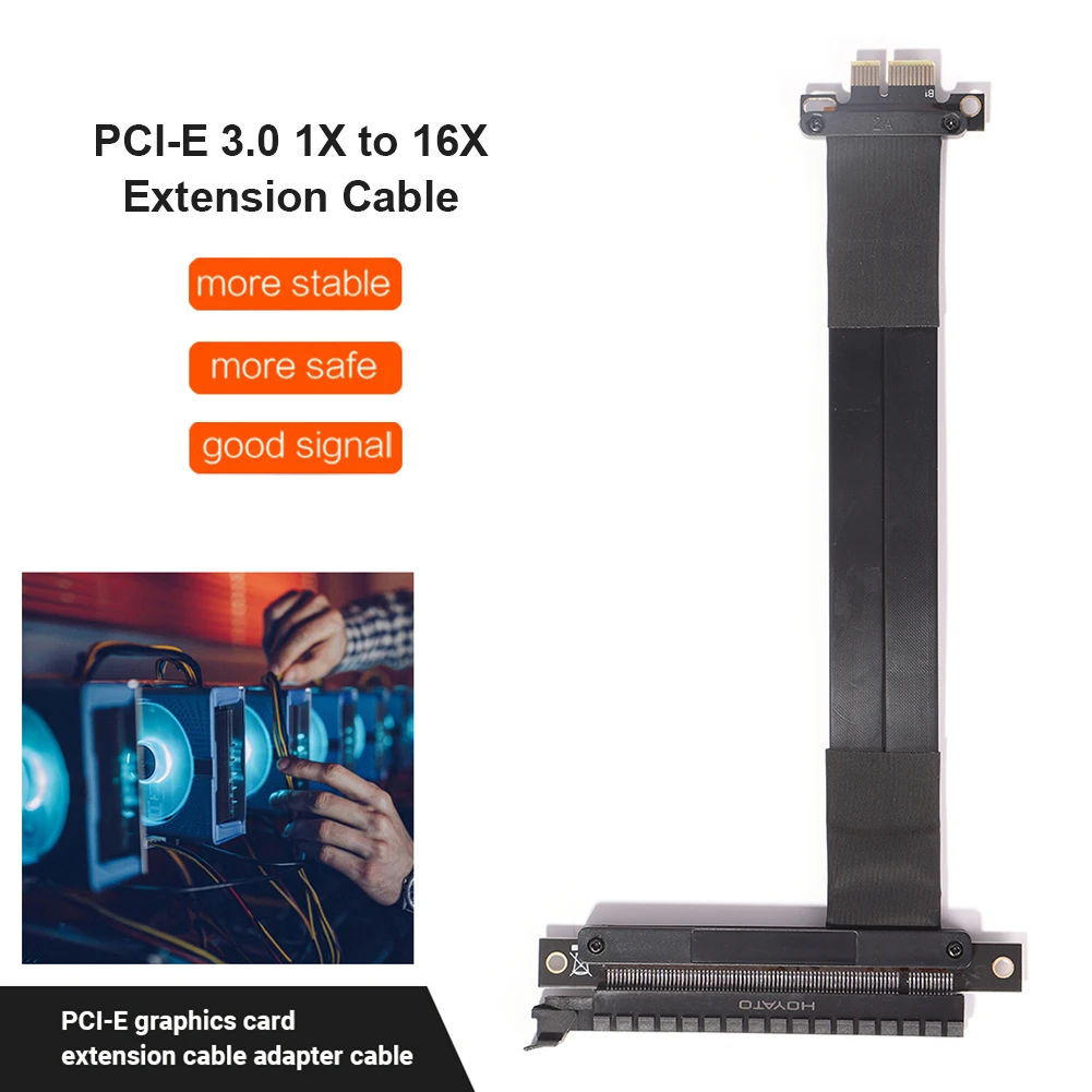 Высокоскоростной PCI-E PCI Express 3 0 1X до 16X Удлинительный кабель 36P звуковая карта