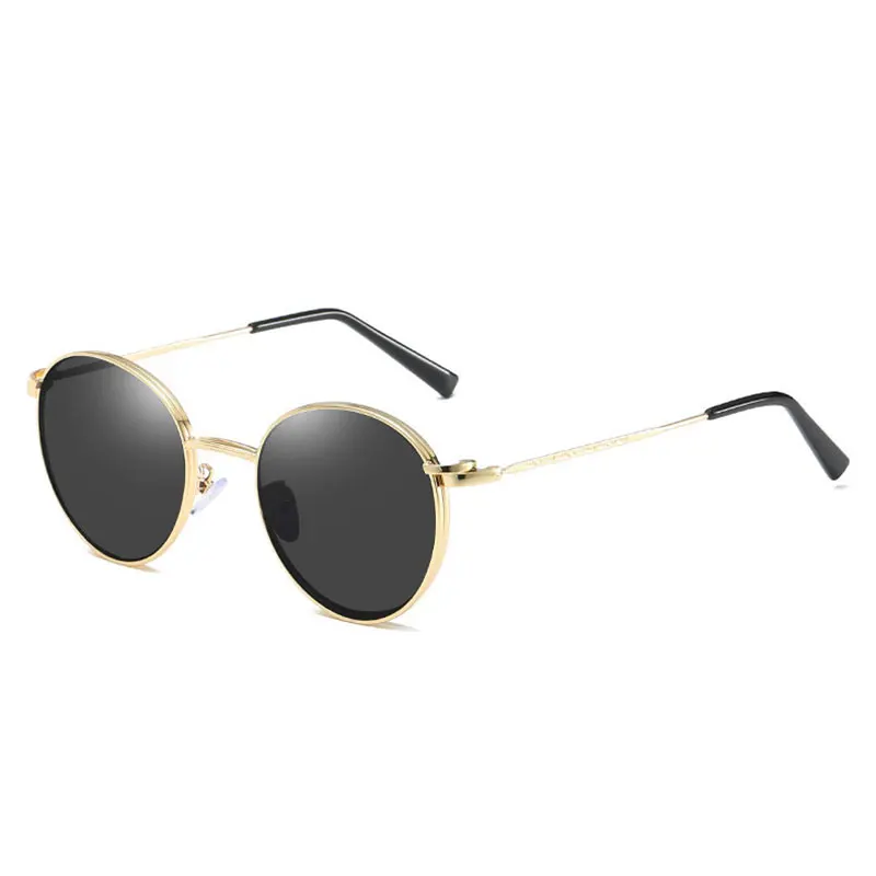 Full Rim Metal Frame Sunglasses For Female New Arrival Round Shape Double Lenses UV400 Sun Glasses