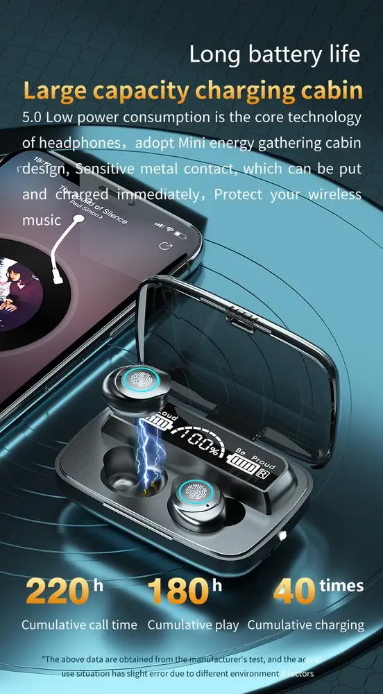 

Bluetooth Headset Sport Earplug Mini Touch Motion Waterproof Wireless Bluetooth Headset