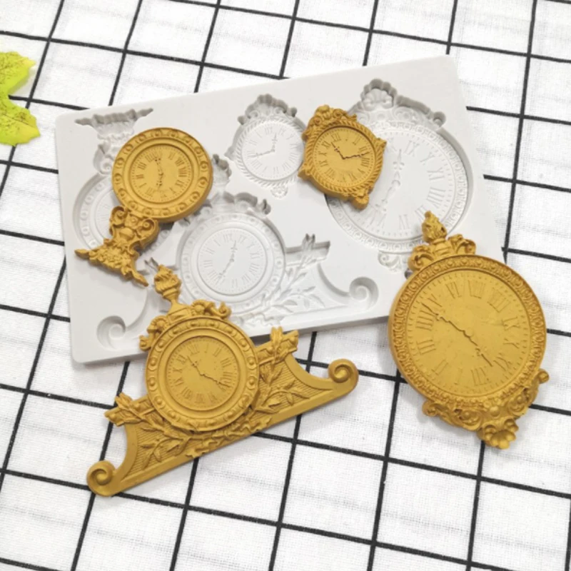 

Европейская ретро-форма для украшения тортов из искусственной помадки, силиконовая форма для мастики, инструмент для выпечки шоколада, фор...