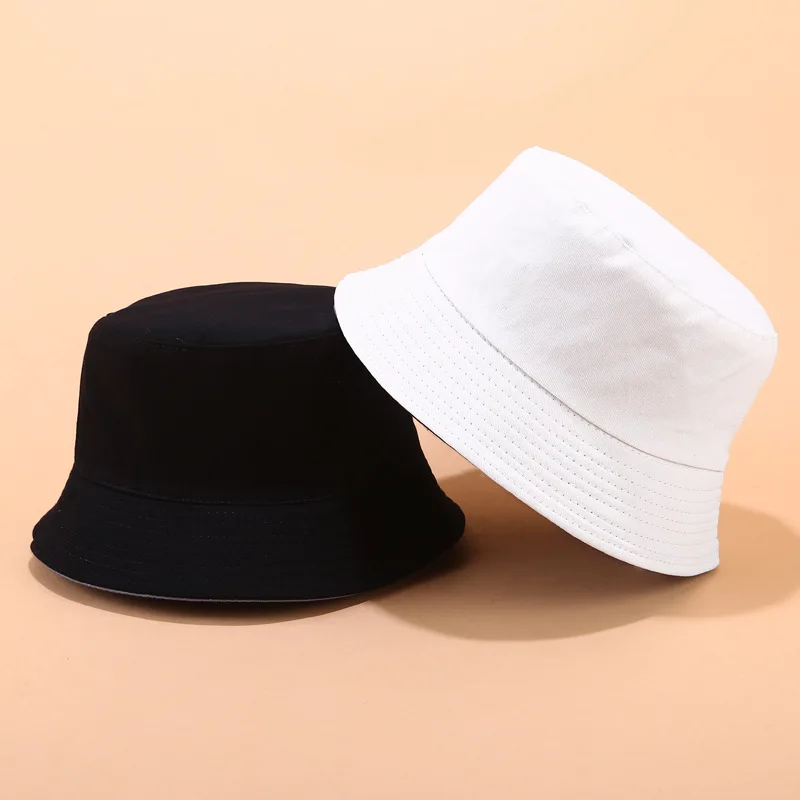 

New Foldable Bucket Hat Reversible Fisherman Hat Leisure Wild Hiking Hat Women's Summer Sun Protection Hat Men Panama Bob Unisex