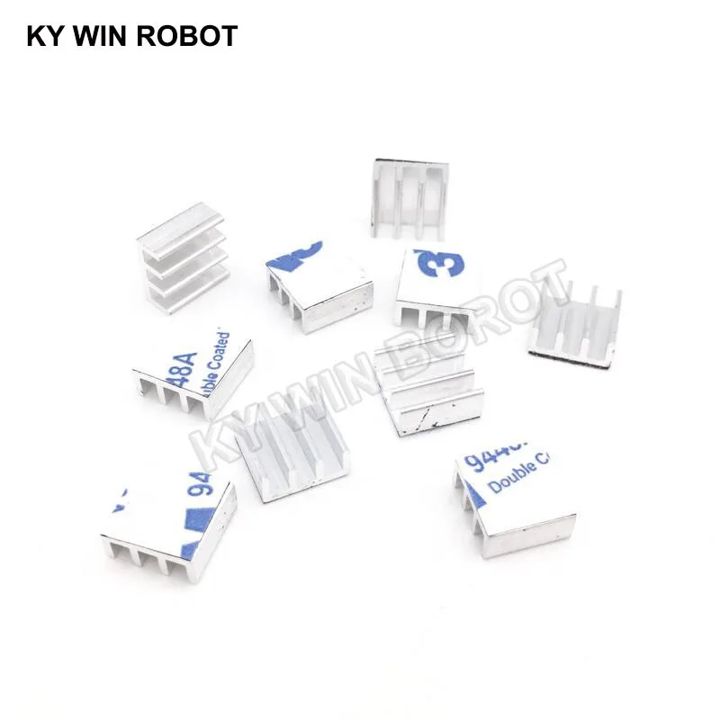 10pcs Computer Cooler Radiator Aluminum Heatsink Heat sink for Electronic Chip Heat dissipation Cooling Pads 11*11*5mm