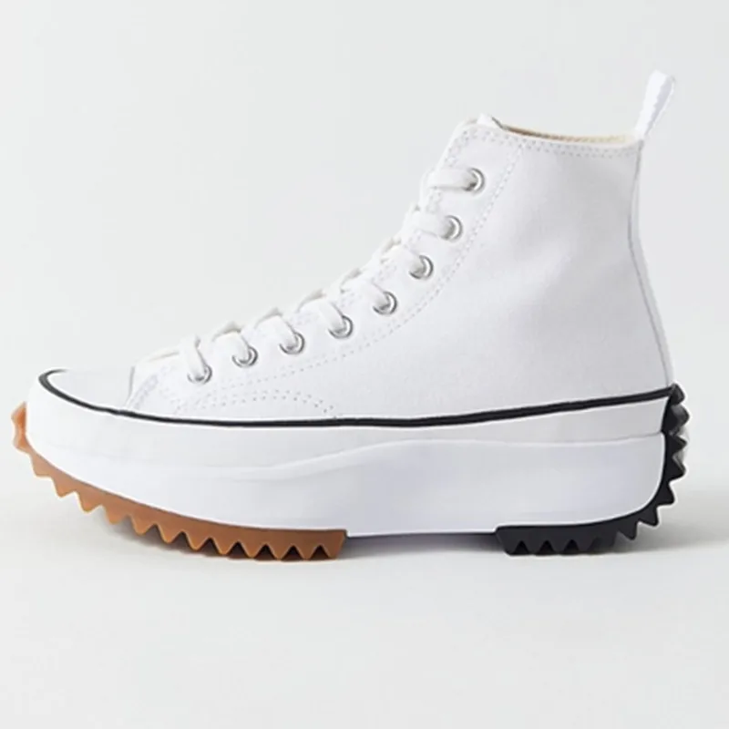 

2021 Converse- X JW Anderson Run Star Hike Platform High Top White SNEAKERS Woman Shoes Casual Fashion Converse Run Star Hike