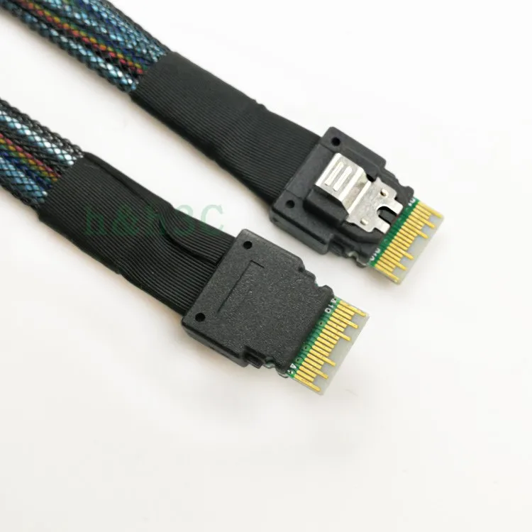 

Standard SAS SFF-8654 4i Straight to Straight SFF-8654 Cable 1M