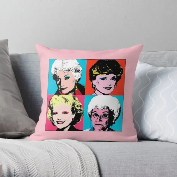 

Наволочка для подушки с принтом золотых девушек, Мягкая Наволочка на талию для офиса, дивана, удобная декоративная квадратная подушка в ком...