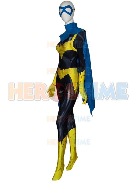 New Batgirl Cosplay Costume 3D Print Spandex Woman Zentai Bodysuit Halloween for Adult/Kids/Custom Made | Тематическая одежда и